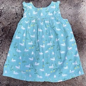 2-3 Baby Boden duck fine cord dress